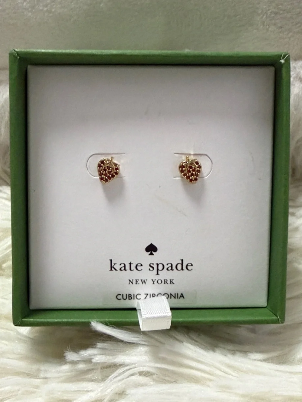 kate spade Strawberry Stud Earrings